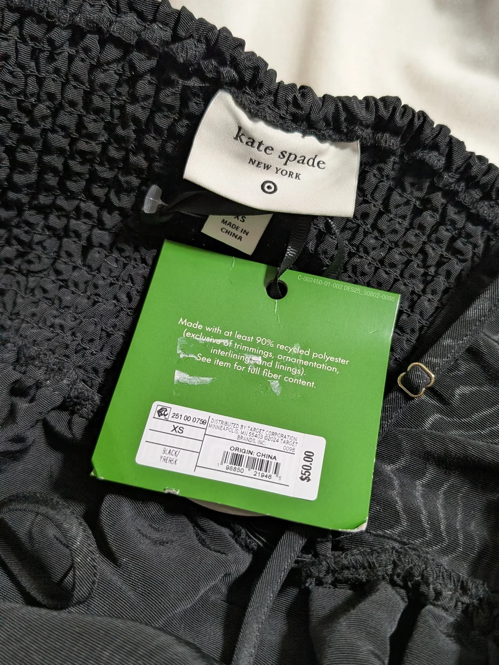 kate spade New York X Target Black Ruffle Party Dress